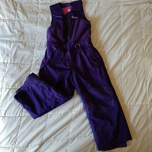 Weatherproof snow bib pants